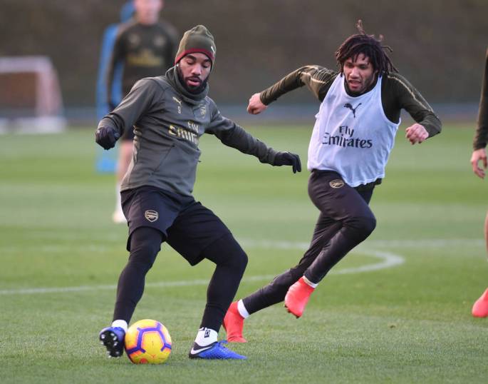 Arsenal Training Session